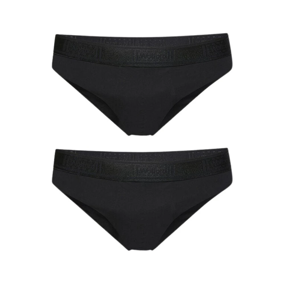 WOLFORD logo-waistband briefs set - S BLACK - Image 2
