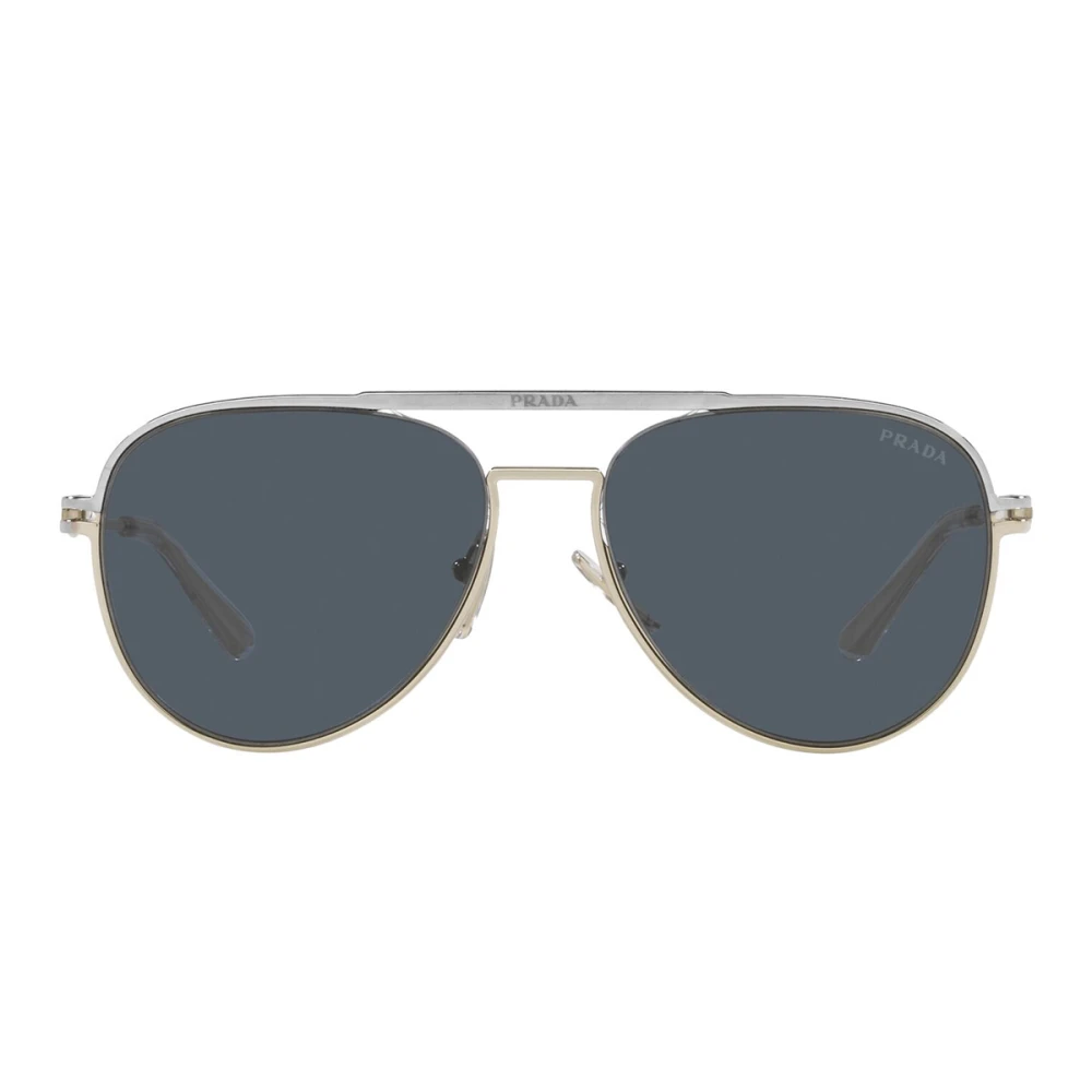 Prada Klassieke Pilotenstijl Zonnebril Gray Unisex