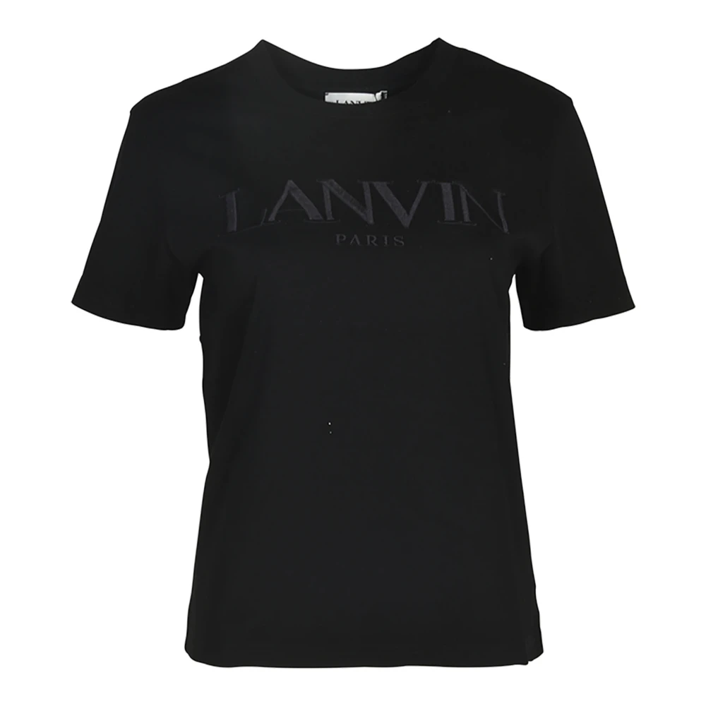 Lanvin Zwarte T-shirts en Polos Black Dames