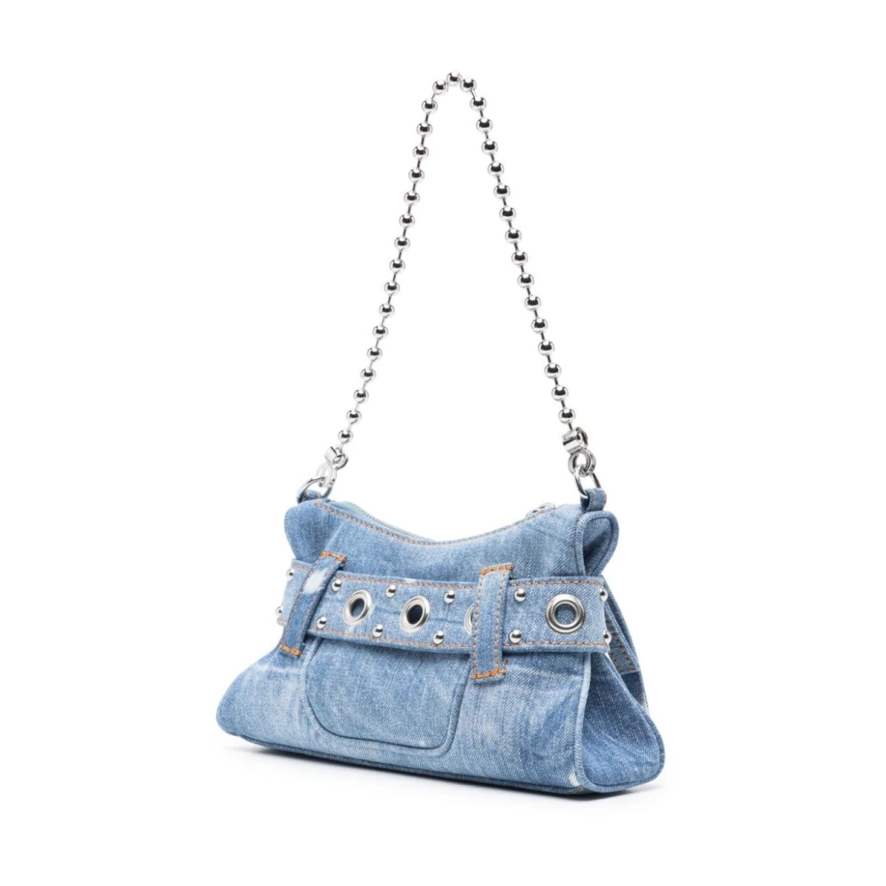 Dsquared2 Stijlvolle Clutch Tas Blue Dames