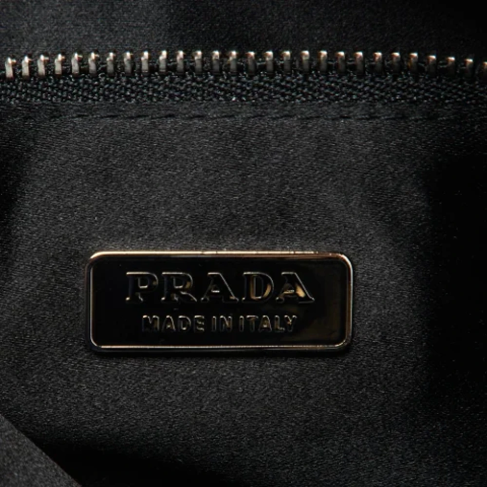 Prada Vintage Pre-owned Leather totes Black Dames