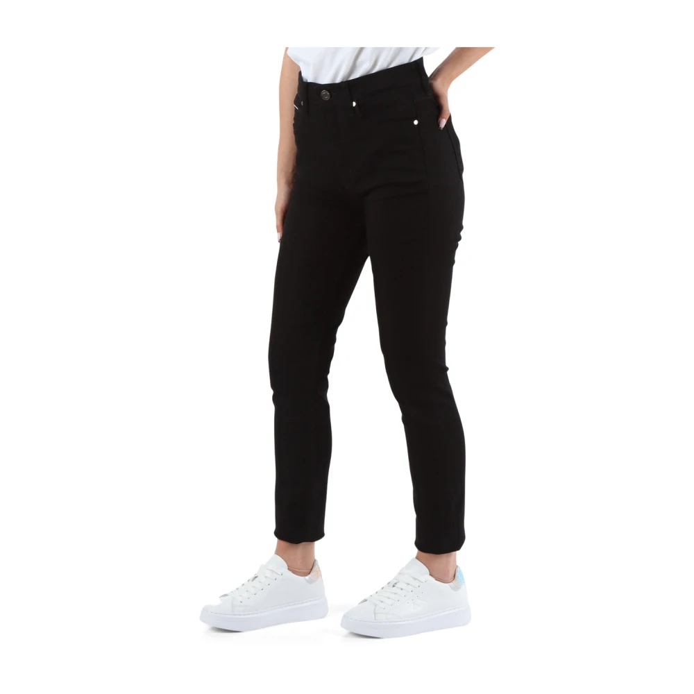 Calvin Klein High Rise Skinny Jeans Vijf Zakken Black Dames