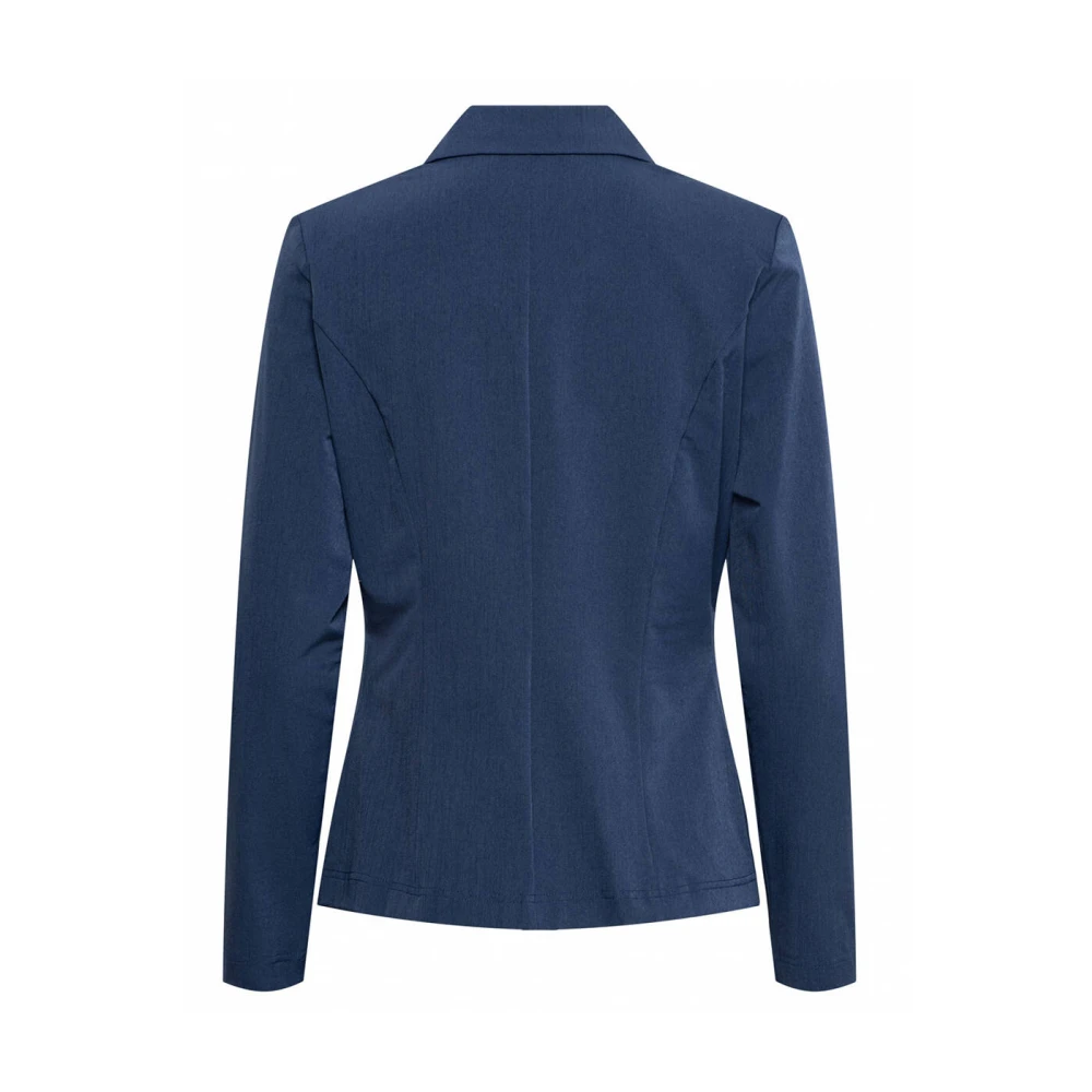 &Co Woman Blazer met ruitpatroon Blue Dames