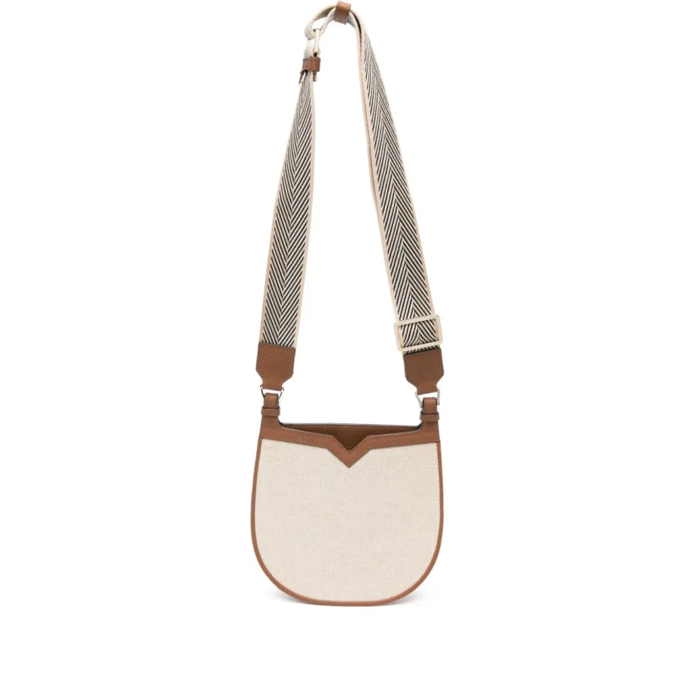 Valextra Liten Hobo Weekendväska Beige, Dam