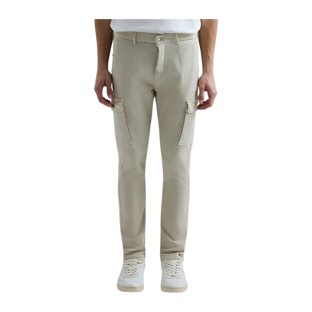 Replay Men's Beige Slim-Fit Trousers, W36 L32, Tejano Pantalones