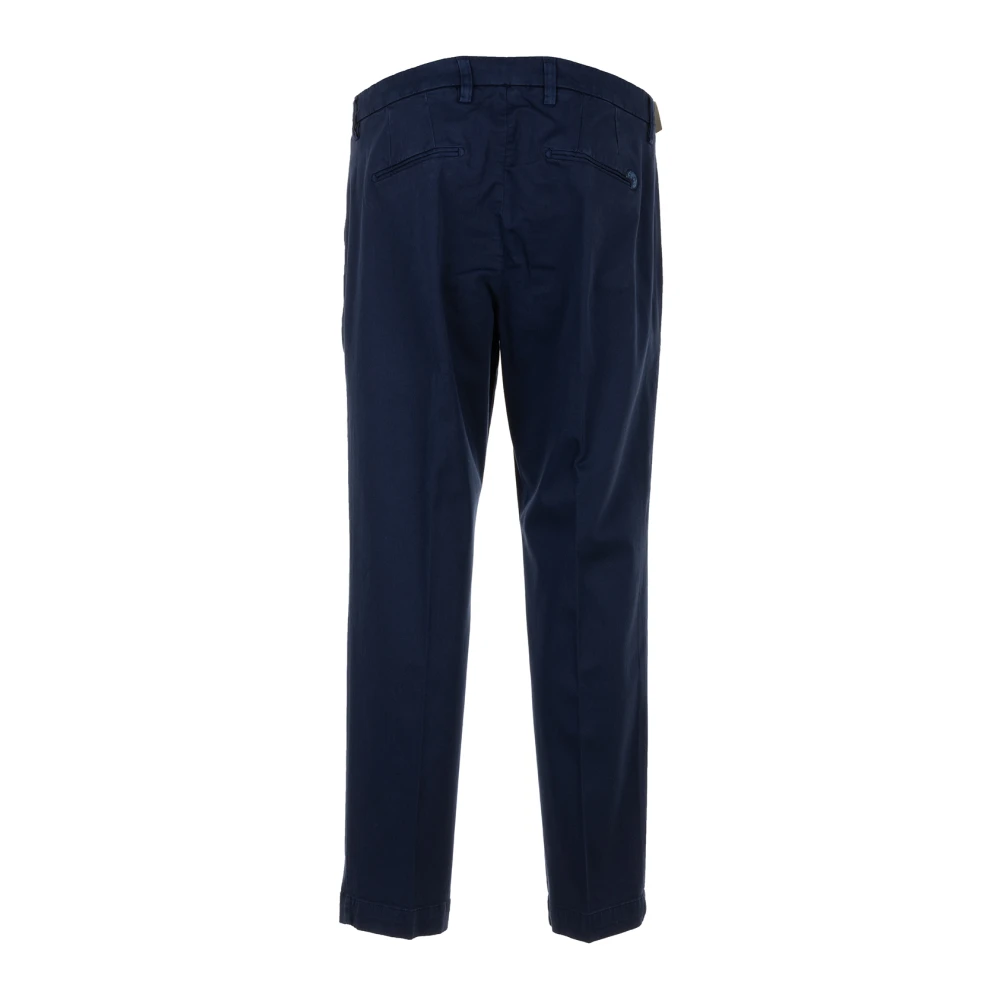 Entre amis Straight Leg Chino's voor Mannen Blue Heren