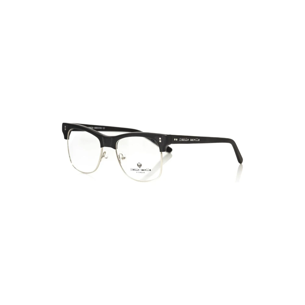Frankie Morello Clubmaster Bril Tijdloze Elegantie Black Heren