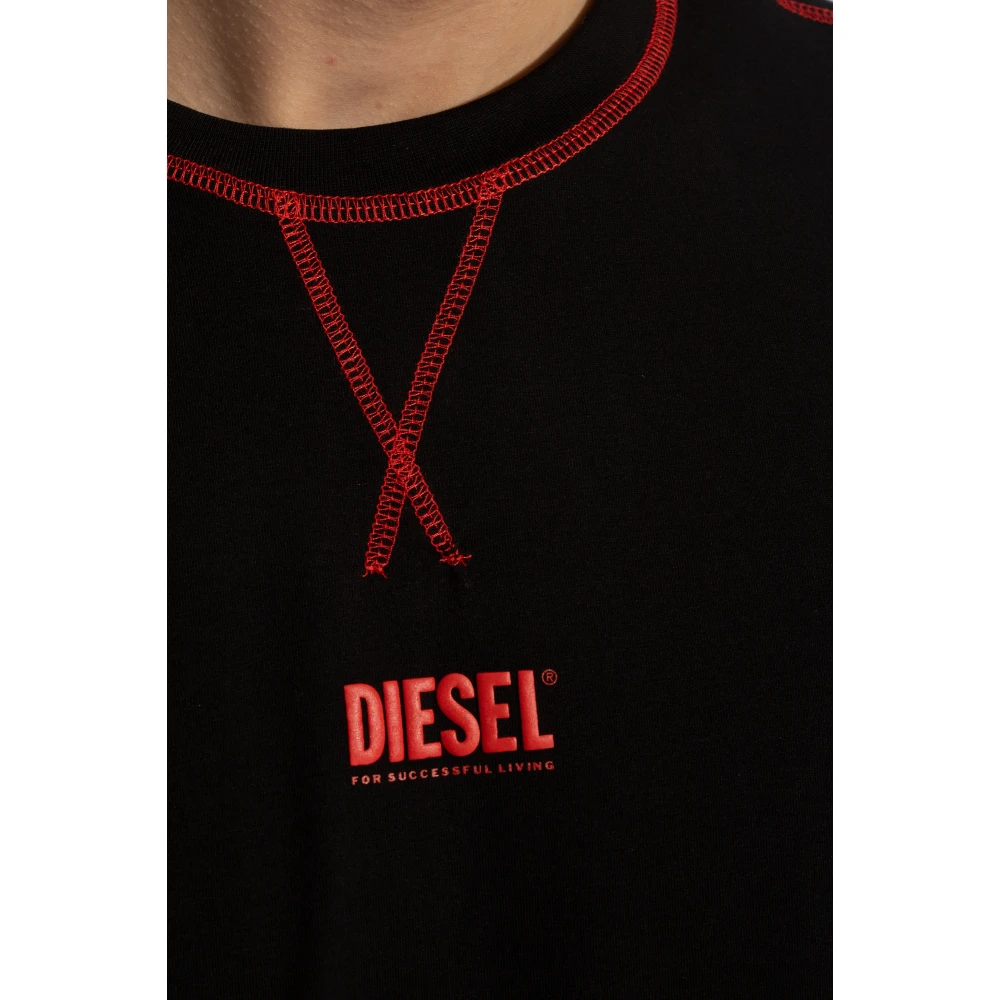 Diesel Umset-Willong pyjamaset Black Heren