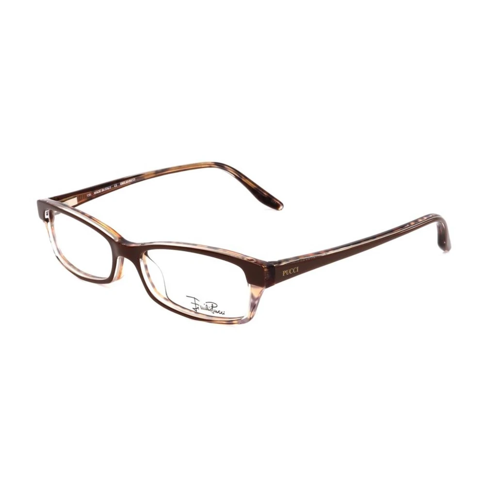 EMILIO PUCCI Chocolade wijzerplaat Dames Kunststof monturen Brown Dames