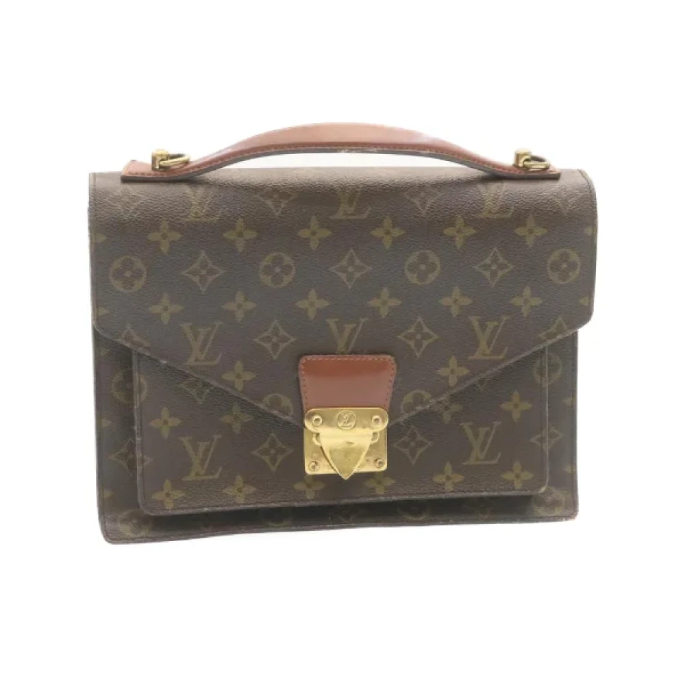 Louis Vuitton Vintage Pre-owned Canvas handbags Brown Dames