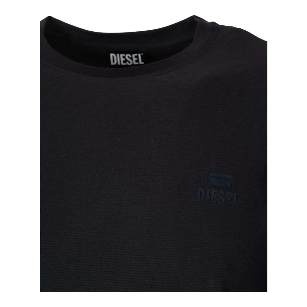 Diesel Long Sleeve Tops Gray Heren