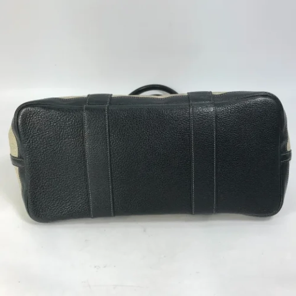 Hermès Vintage Pre-owned Fabric handbags Gray Dames