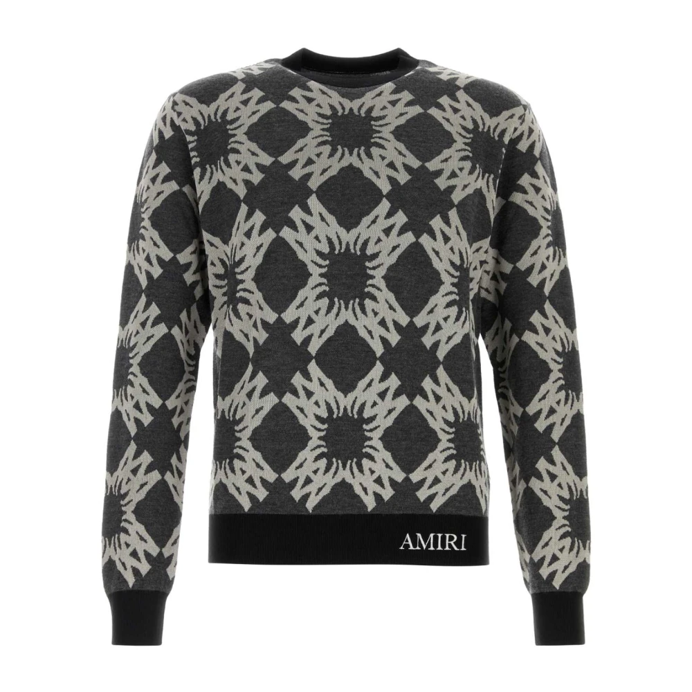 Amiri Gestofte trui van wolmix Multicolor Heren