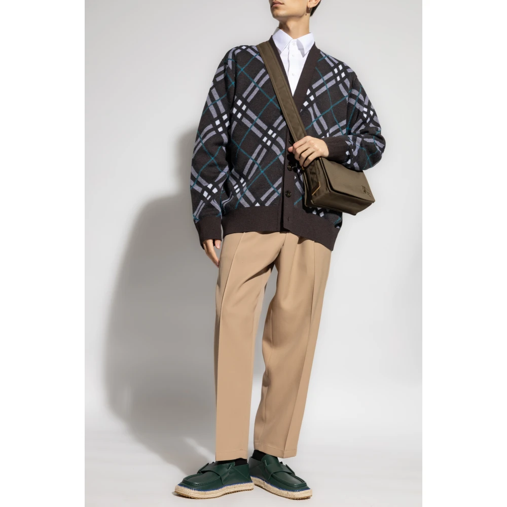 Burberry Wollen Vest Multicolor Heren
