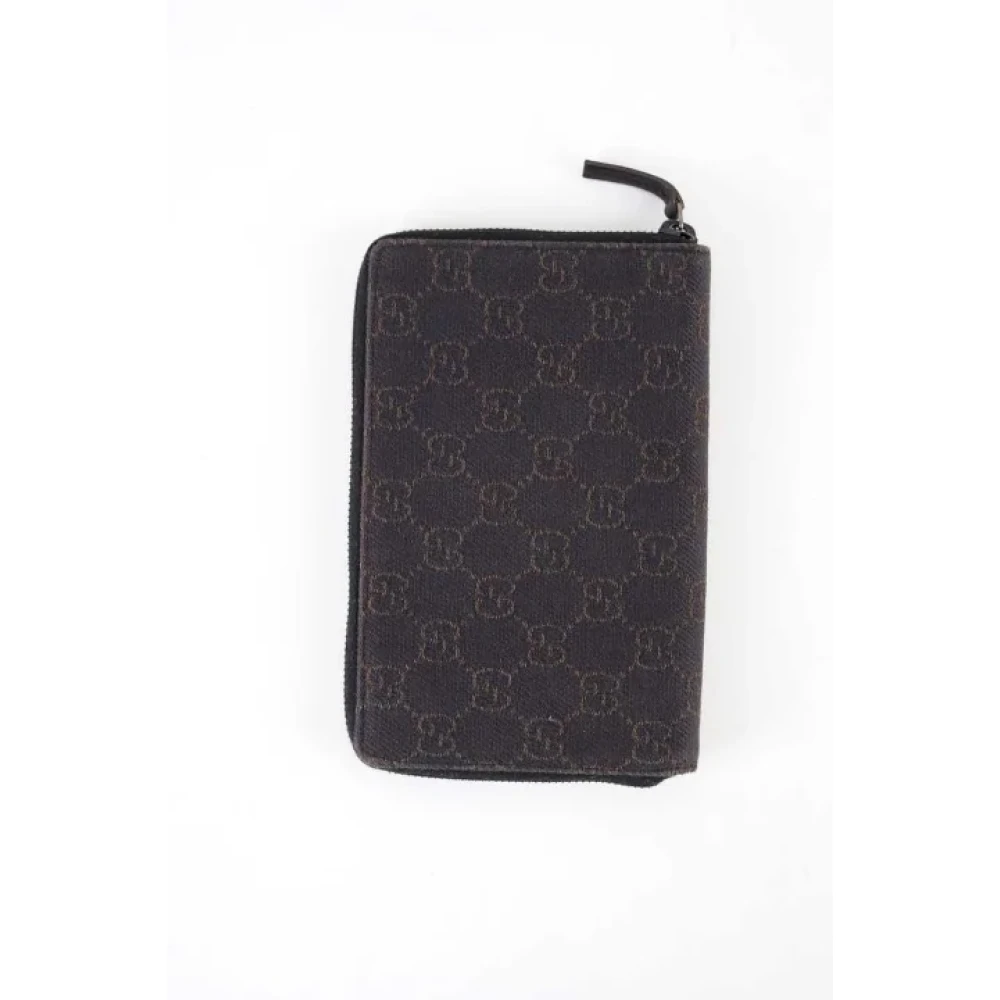 Gucci Vintage Pre-owned Leather wallets Brown Dames