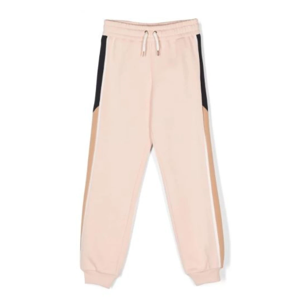 Chloé Barn Sweatpants Tvättad Rosa Sidoband Pink, Flicka