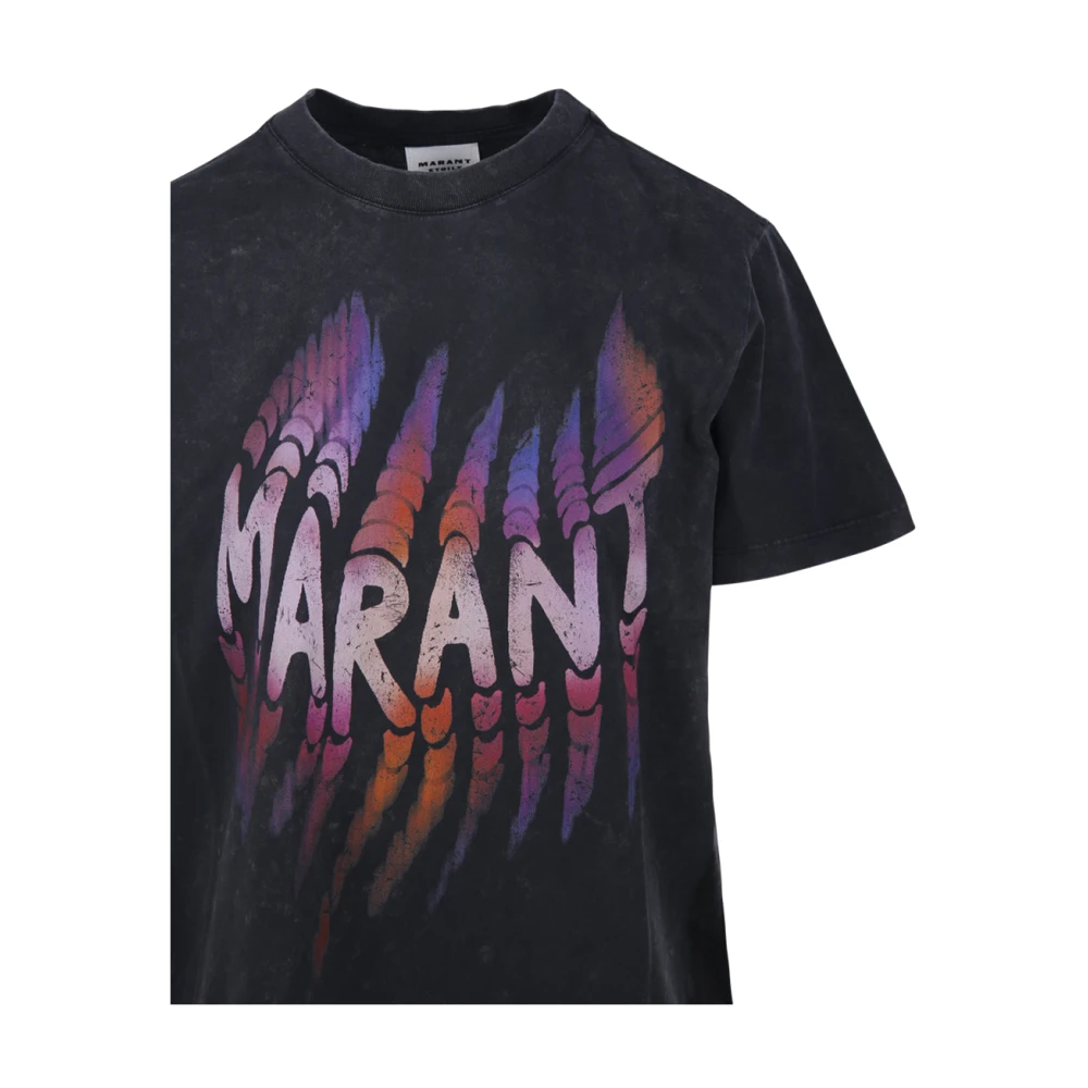 Isabel Marant Étoile Zwarte Zoeline T-Shirt Black Dames