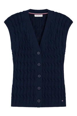 MID GG Cable Vest Cardi