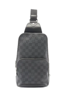 Pre-owned Avenue Damier Graphite Waist Bag