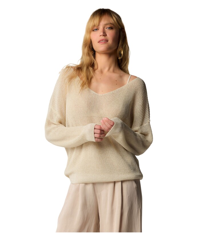 pull-en-maille-a-col-en-v