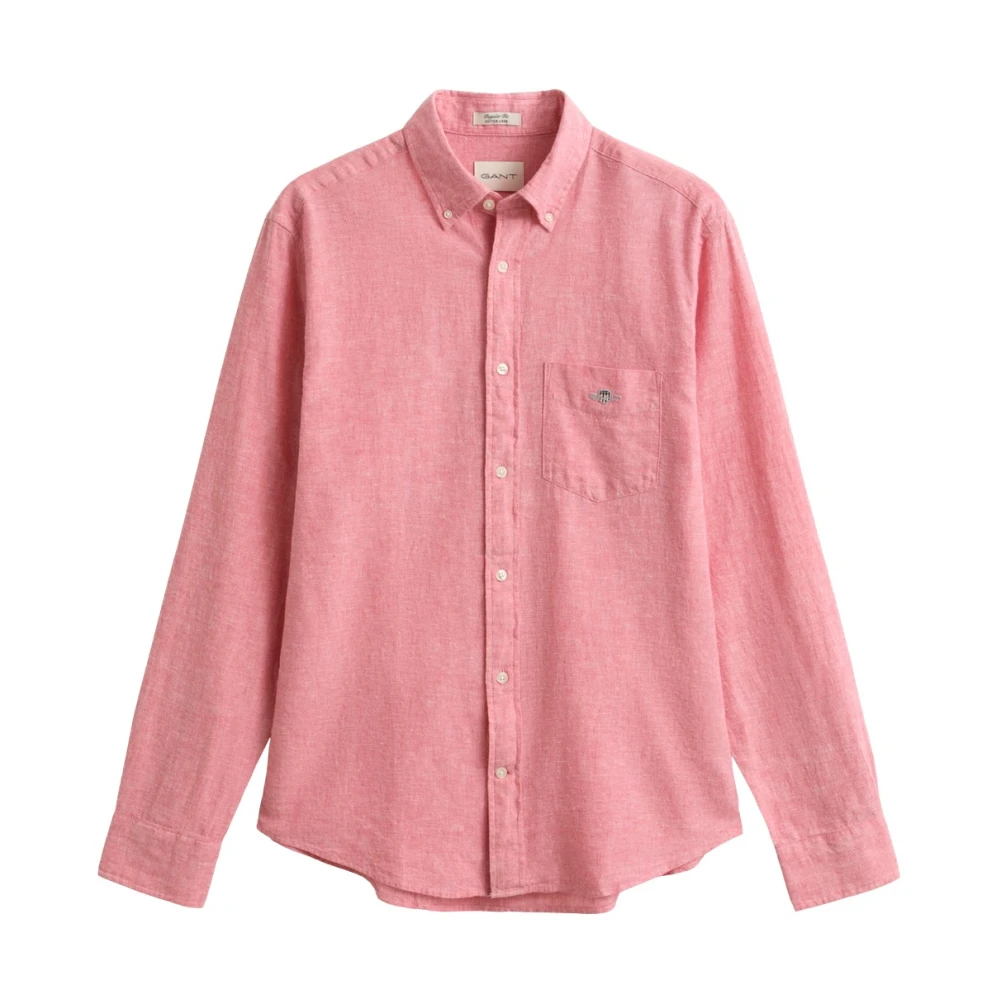 Gant Men's Pink Casual Shirts, 2XL, Casual Shirts