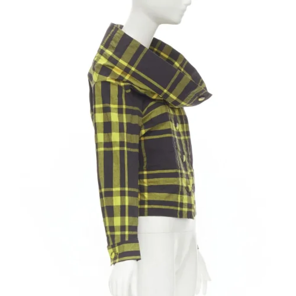 Issey Miyake Pre-owned Cotton tops Yellow Dames