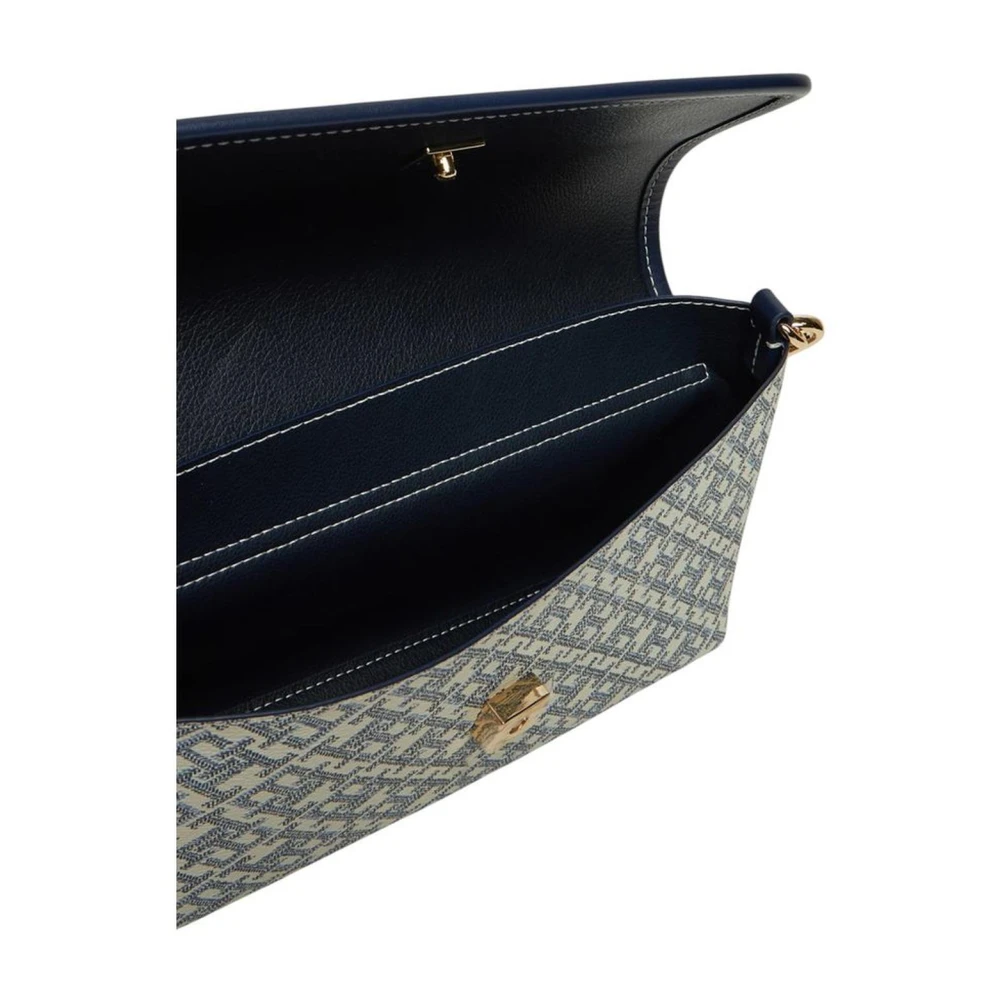 Tommy Hilfiger Middelgrote Polyurethaan Handtas Dames Collectie Blue Dames