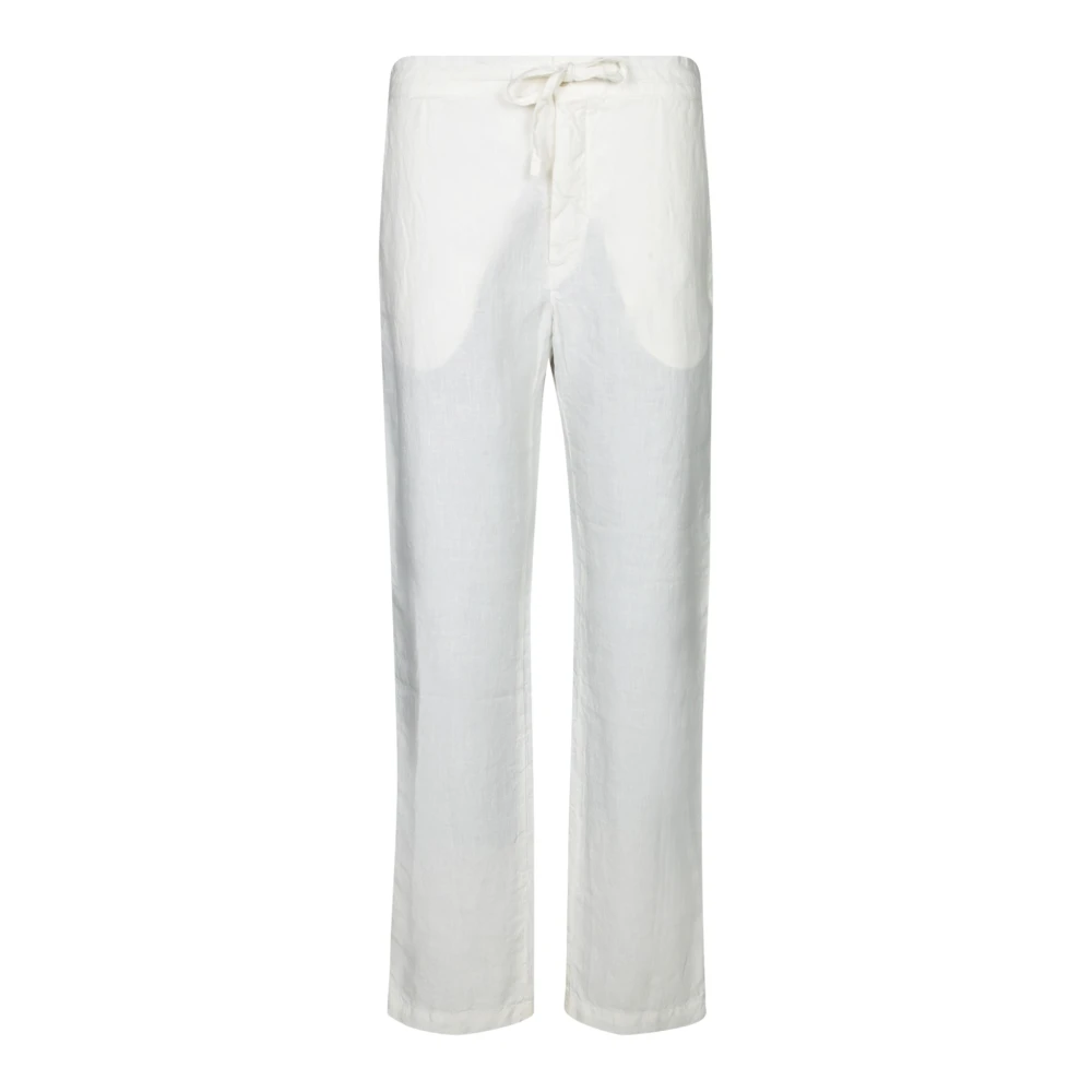 Trousers > Straight Trousers - - 120% Lino - Modalova