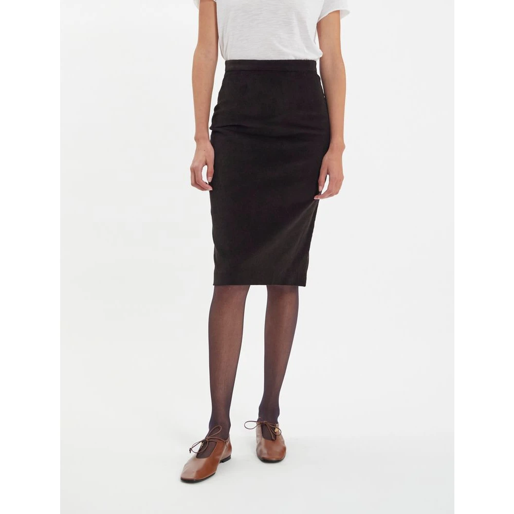 Ines De La Fressange Paris Gabriela rok in bruin milleraie fluweel Brown Dames