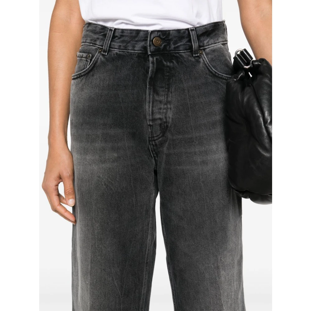 Haikure Straight Jeans Black Dames