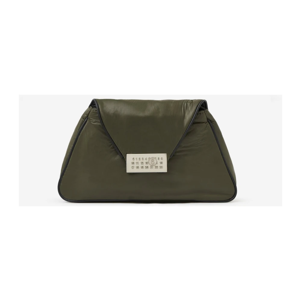 MM6 Maison Margiela Stijlvolle leren tassen voor vrouwen Green Dames