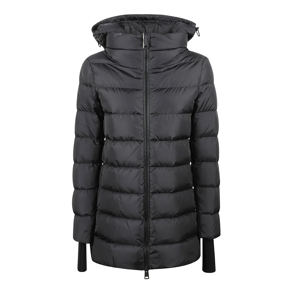 Herno Zwarte Donsgevoerde Jas Black Dames