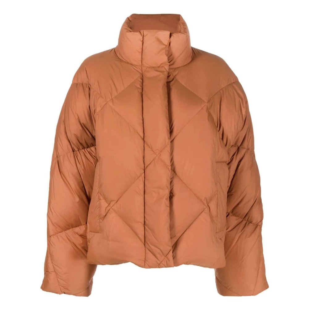 Stand Studio Women's Brown Down Jackets, 2XS, Puffer & Down Jacket