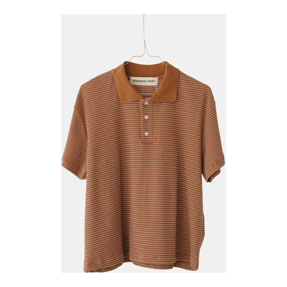Designers Remix Sacha Polo Tee Brown Dames