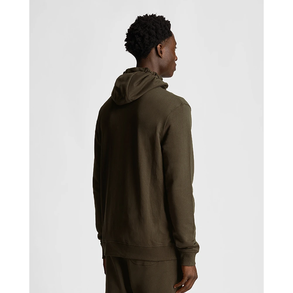 Lyle & Scott Eagle Zip Through Hoodie Blue Heren
