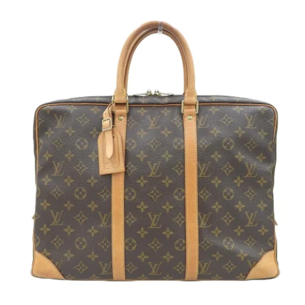 Louis Vuitton Vintage Pre-owned Canvas louis-vuitton-vskor Brown, Herr