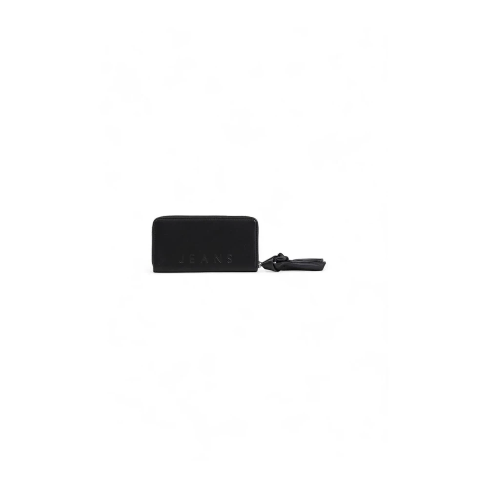 Tommy Hilfiger Polyethyleen Damesportemonnee Zwart Black Dames
