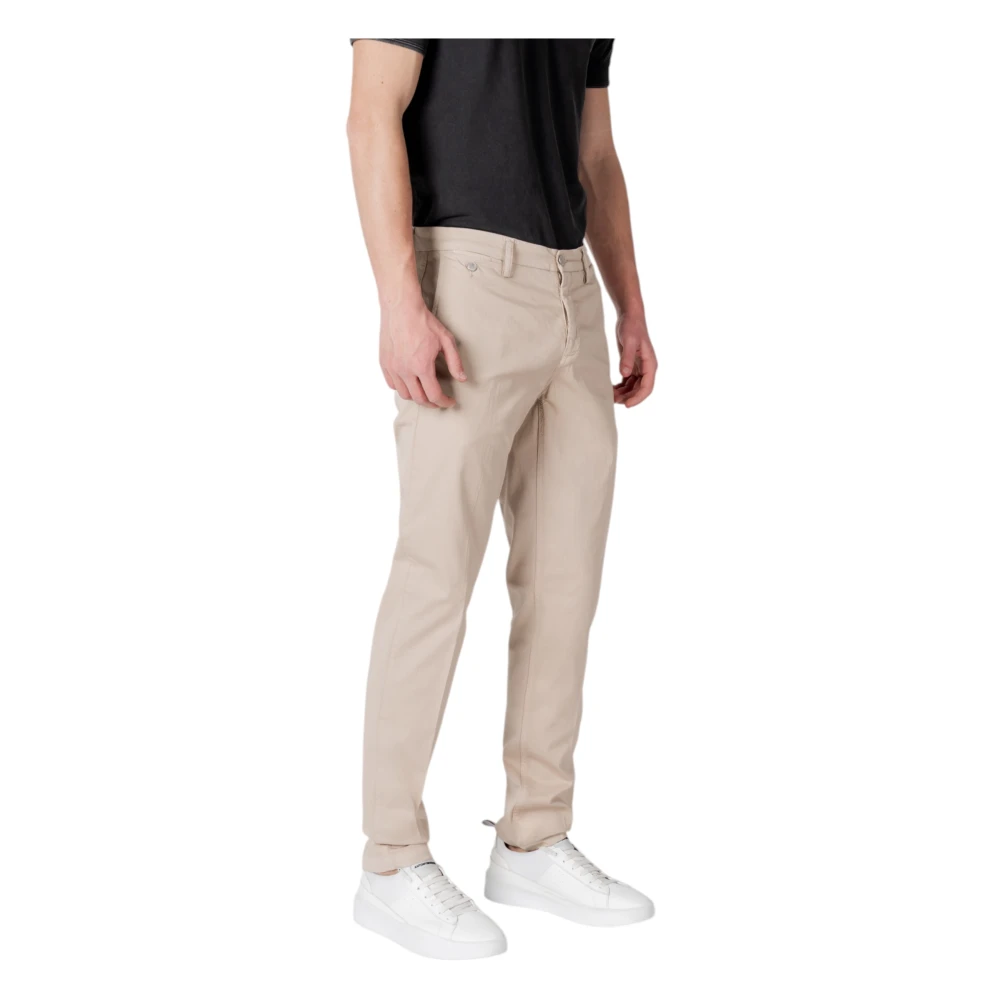Replay Regular Comfort Broek Beige Heren