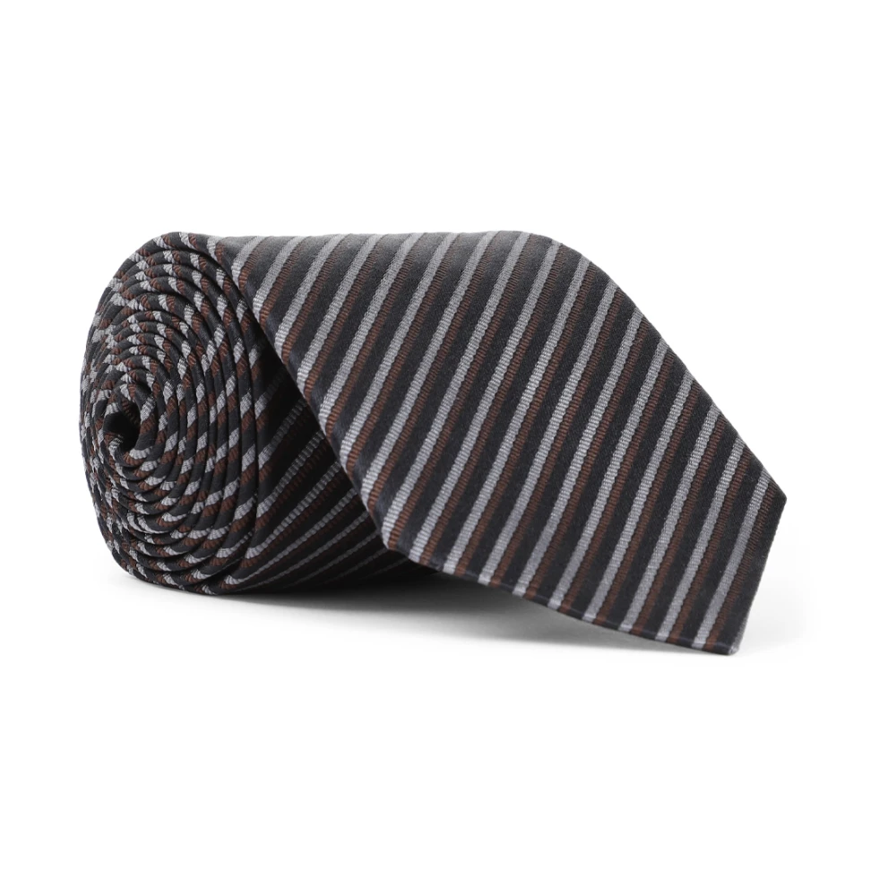 Lanvin Zwarte Stropdassen voor Mannen Aw24 Black Heren