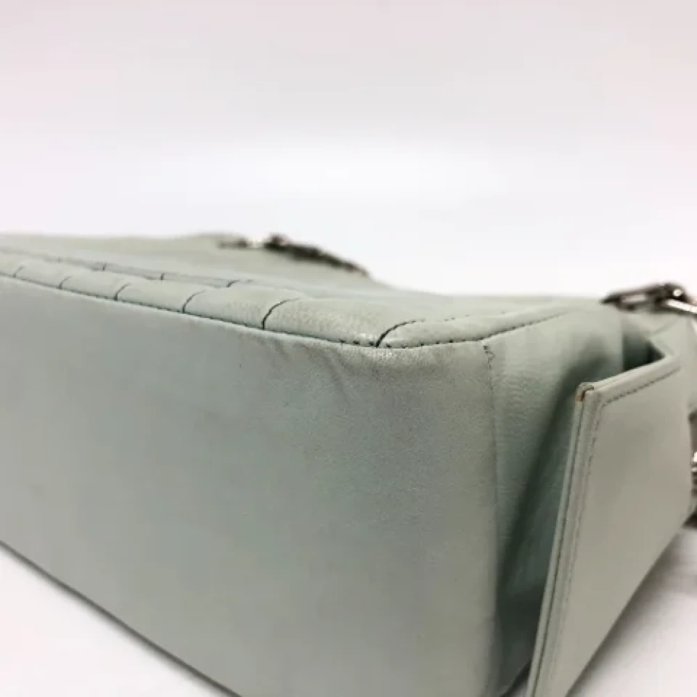 Chanel Vintage Pre-owned Leather chanel-bags Green Dames