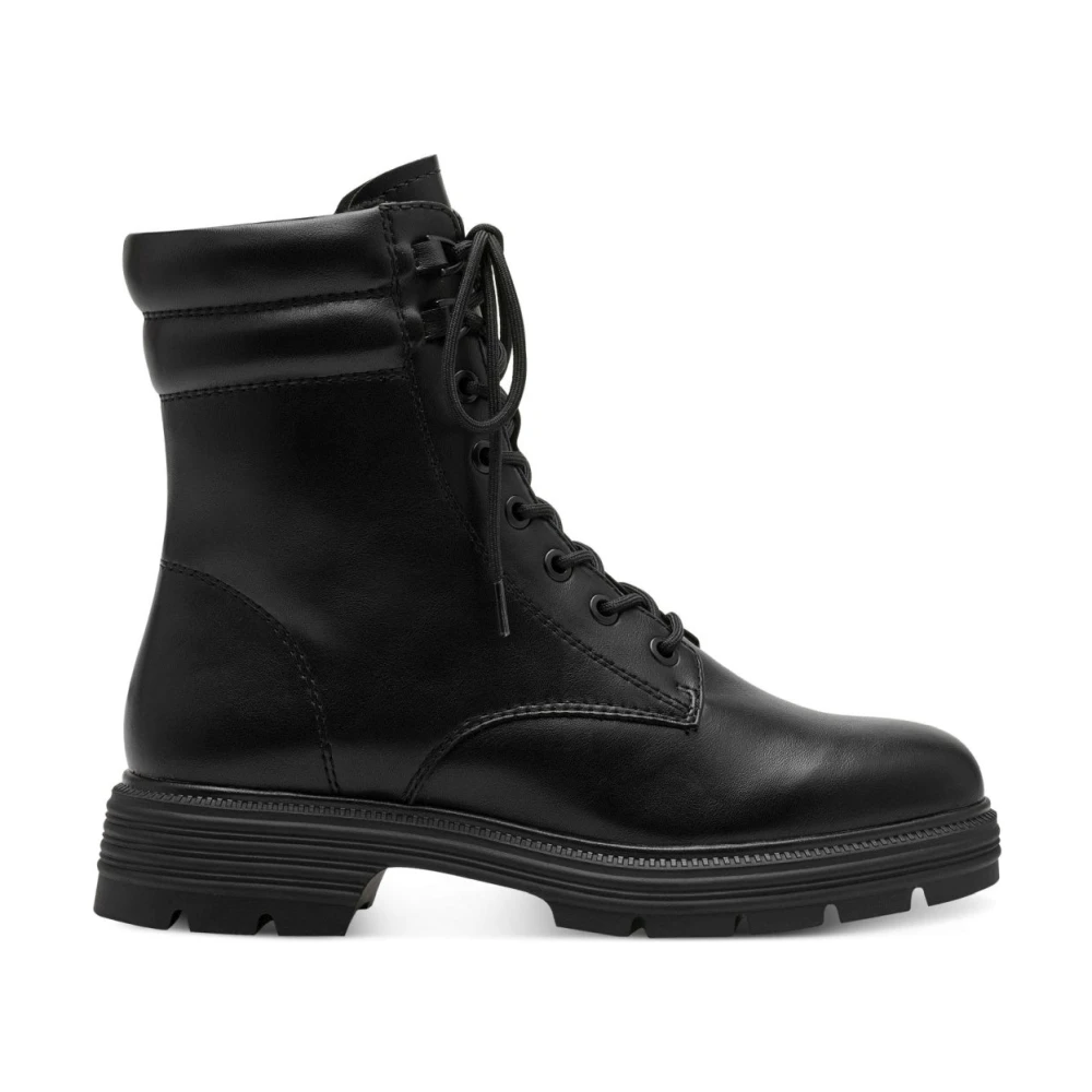 Tamaris Women's Black Lace-Up Boots, 4 Uk, Closed Booties