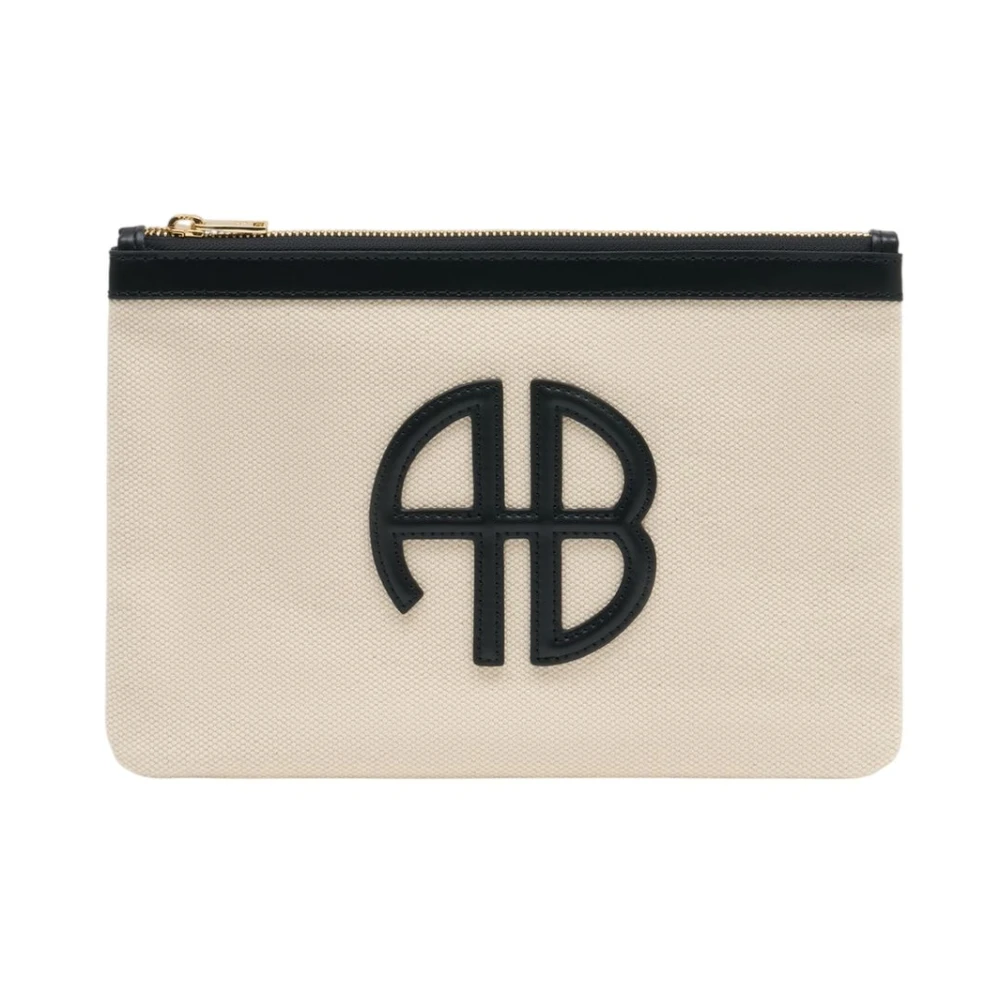 Anine Bing Women's Beige Clutches, One Size, Lili Clutch