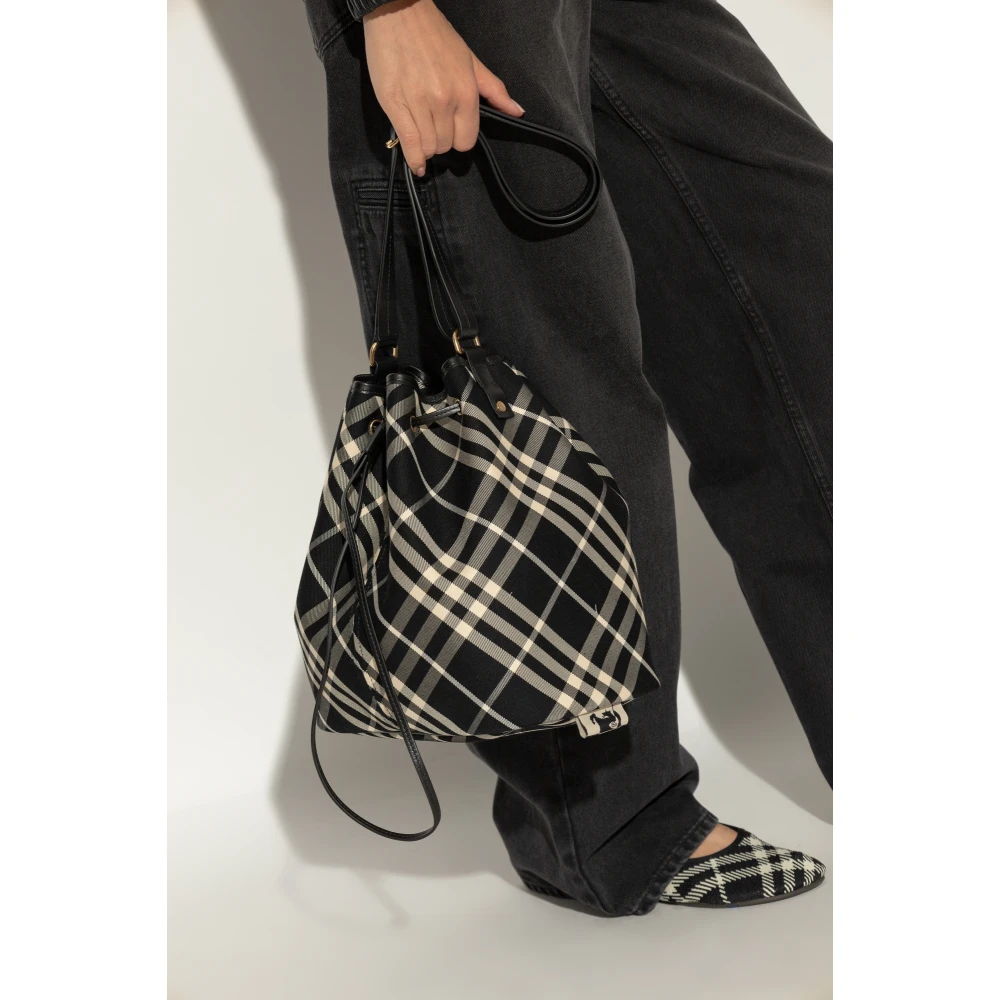 Burberry Bucket schoudertas Black Dames