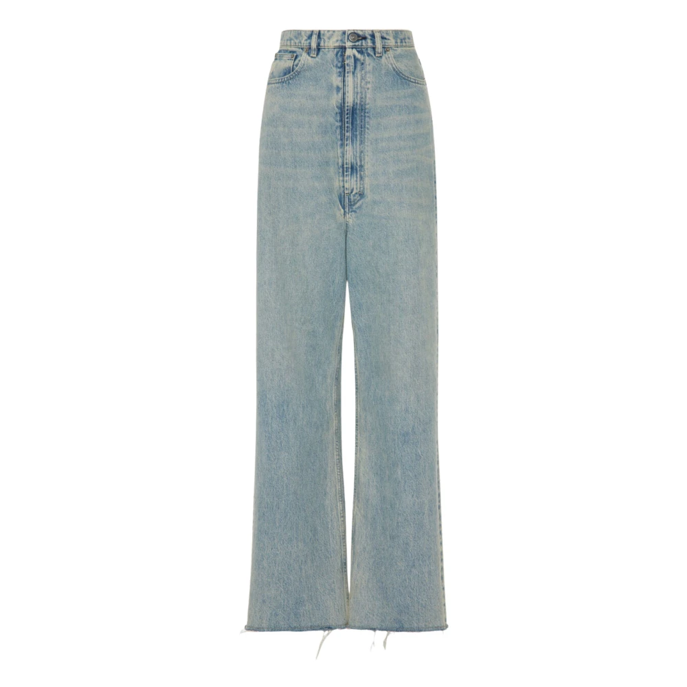 Maison Margiela Wide-Leg Jeans - Female - Flare Jeans - Blue - W26 - Jeans