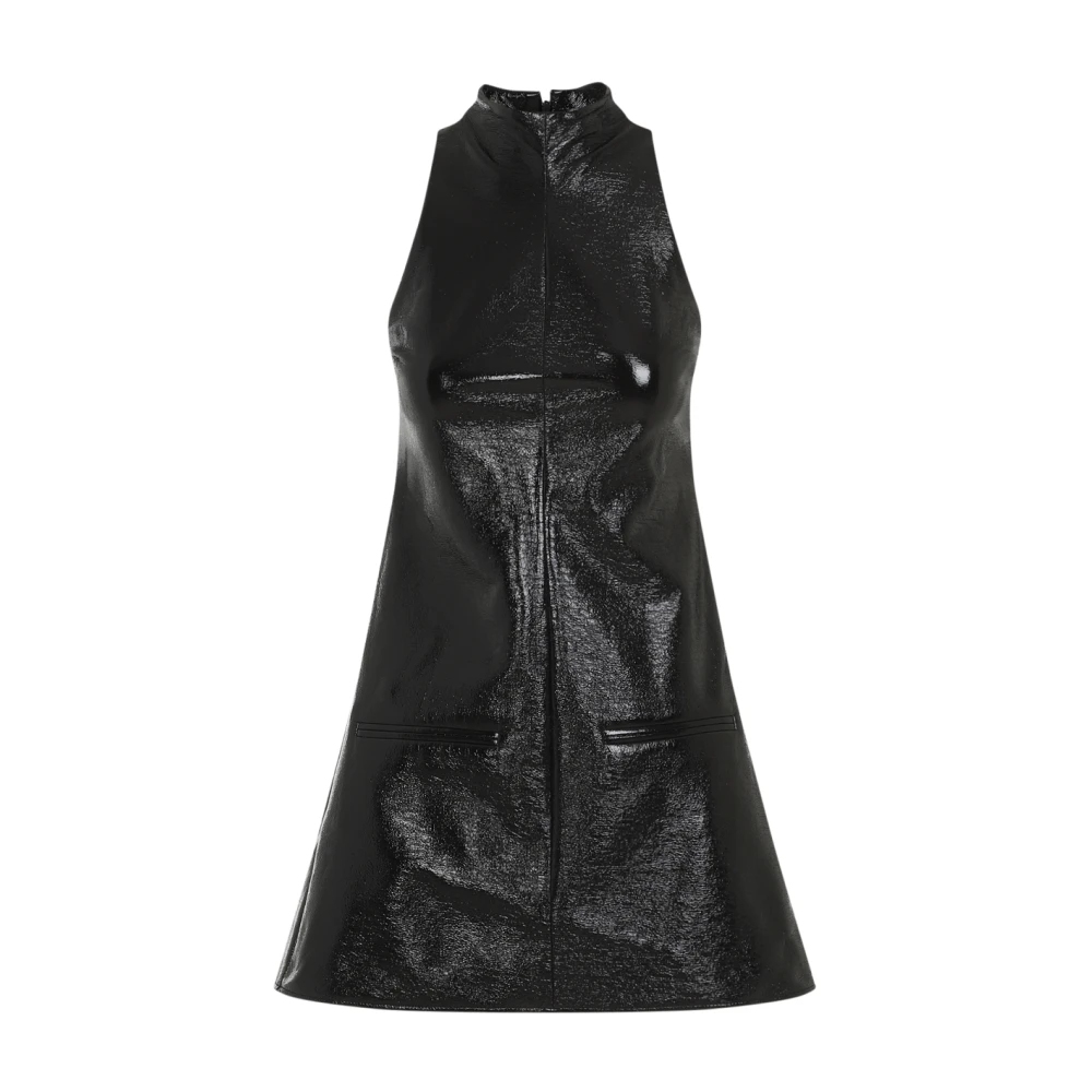 Courrèges Zwarte Jurk Aw24 Dameskleding Black Dames