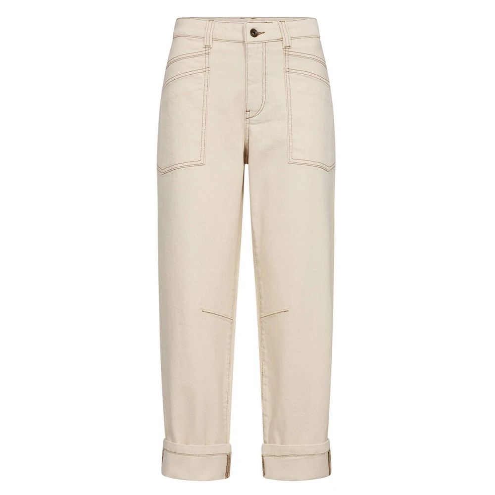 MOS MOSH Klei Broek MMSagai Stijl 170160 Beige Dames