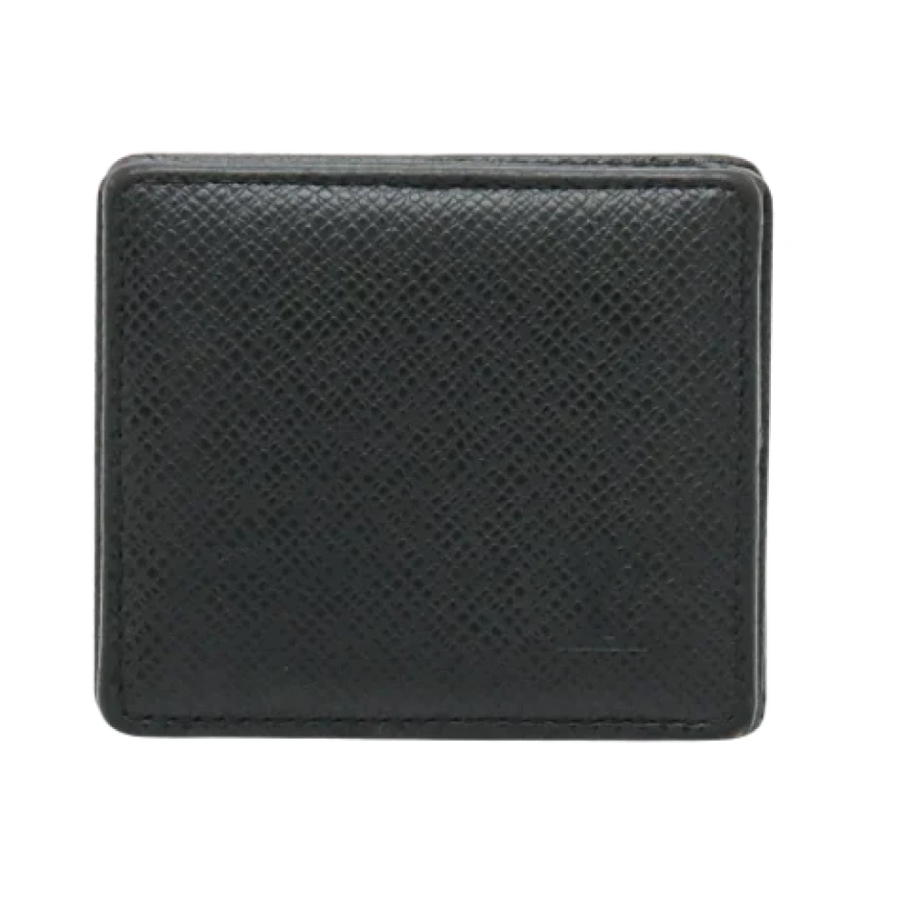 Louis Vuitton Vintage Pre-owned Leather wallets Black Heren
