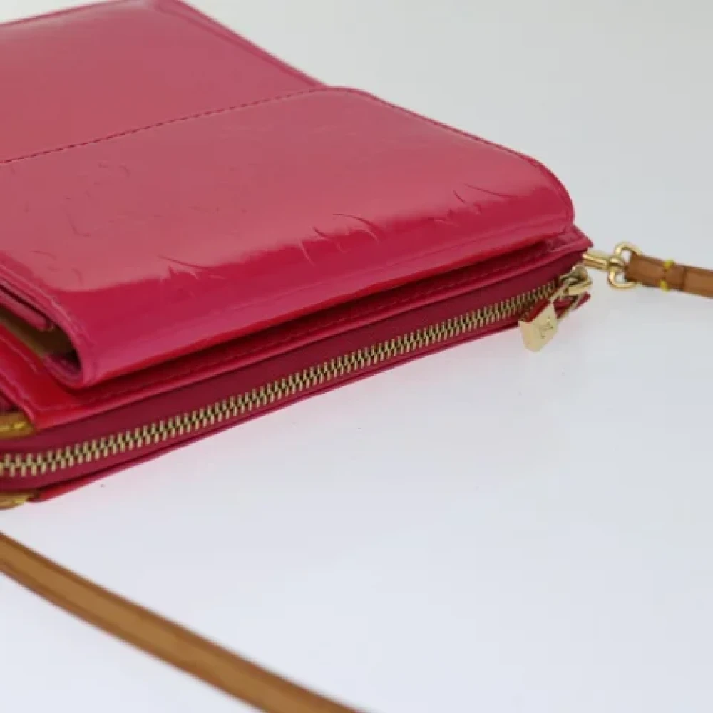 Louis Vuitton Vintage Pre-owned Leather pouches Red Heren