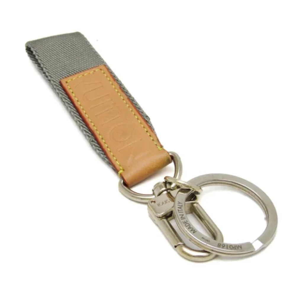 Louis Vuitton Vintage Pre-owned Leather key-holders Gray Dames