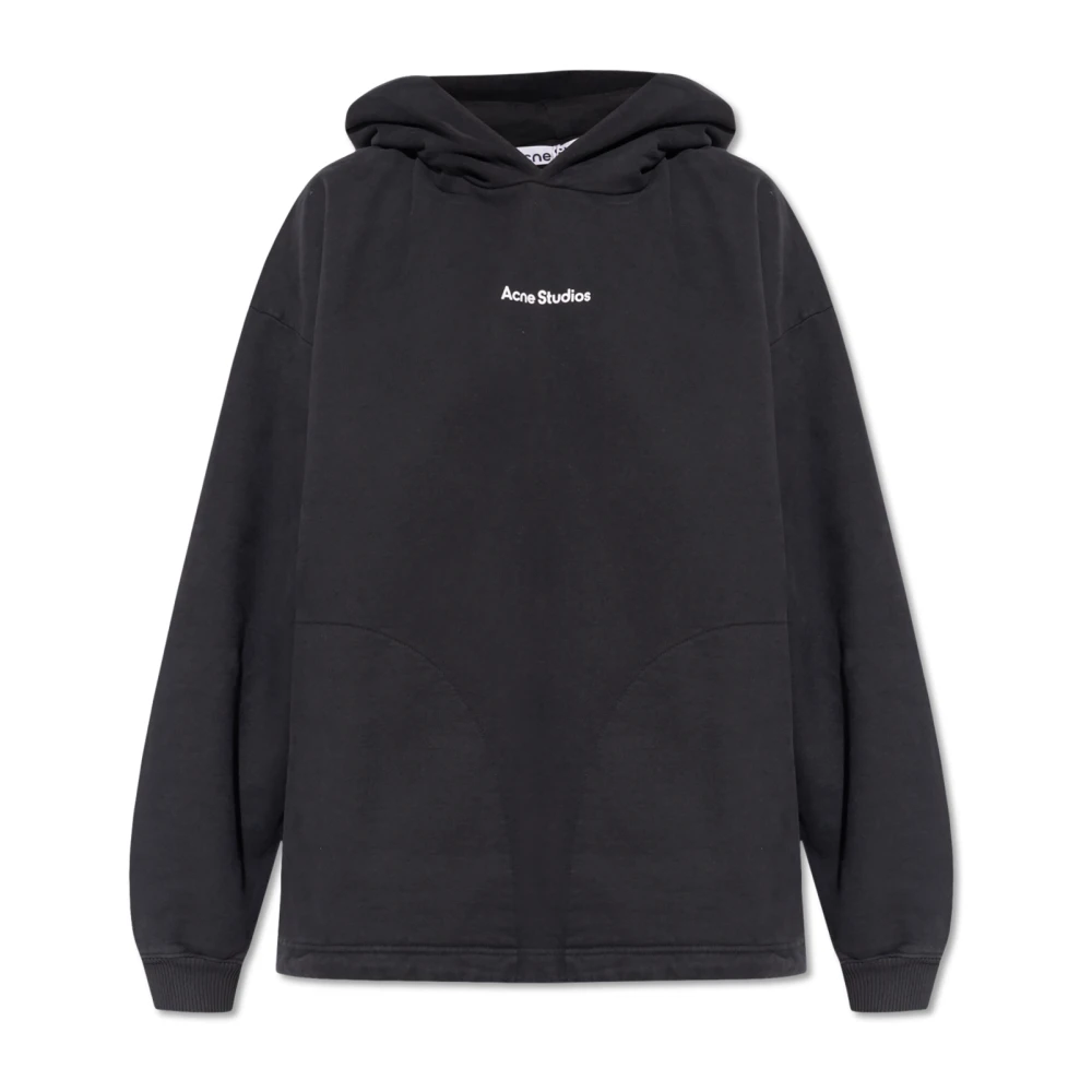 Acne Studios Hoodie Black, Dam